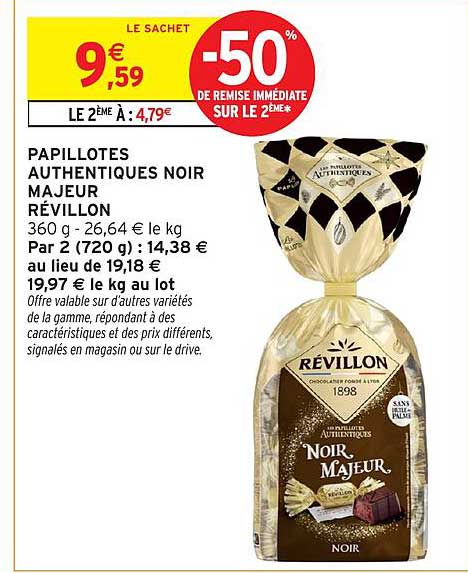 PAPILLOTES AUTHENTIQUES NOIR MAJEUR RÉVILLON