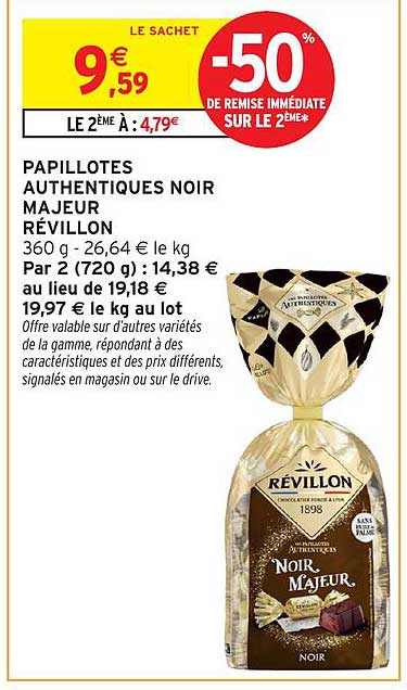 PAPILOTES AUTHENTIQUES NOIR MAJEUR RÉVILLON