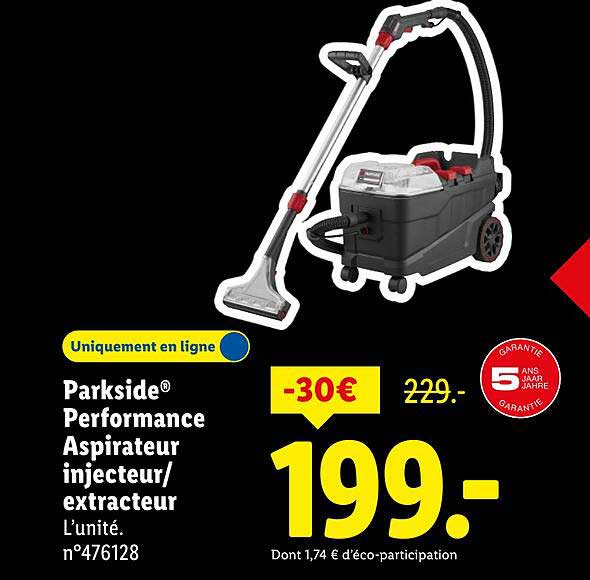 Parkside® Performance Aspirateur injecteur/extracteur