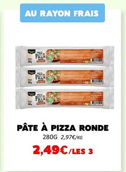 PÂTE À PIZZA RONDE