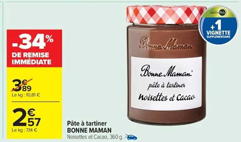 Pâte à tartiner BONNE MAMAN