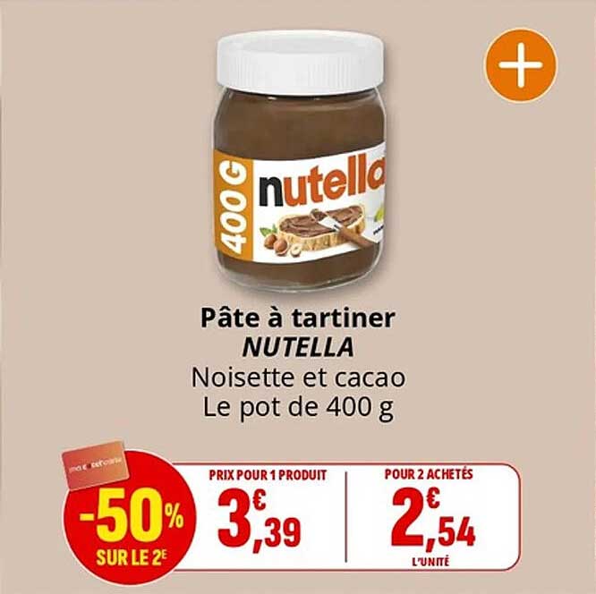 Pâte à tartiner NUTELLA
