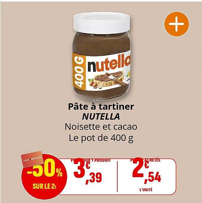 Pâte à tartiner NUTELLA