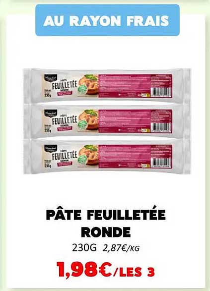 PÂTE FEUILLETÉE RONDE