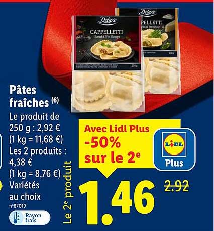 Pâtes fraîches Cappelletti