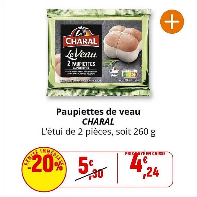 Paupiettes de veau CHARAL