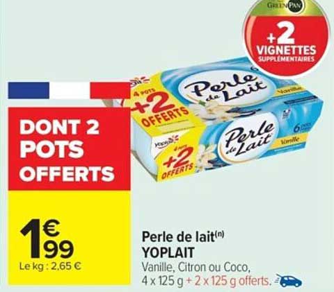 Perle de lait(n) YOPLAIT