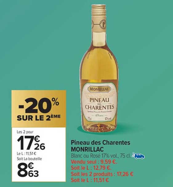 Pineau des Charentes MONRILLAC