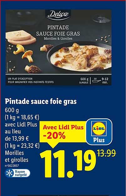 Pintade sauce foie gras