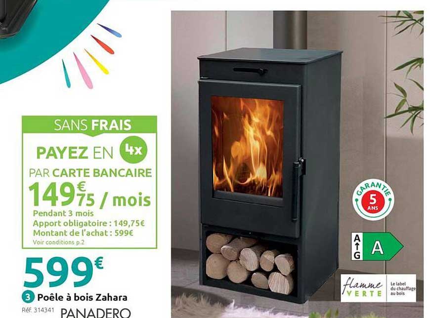 Poêle à bois Zahara