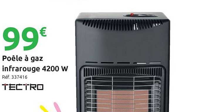 Poêle à gaz infrarouge 4200 W