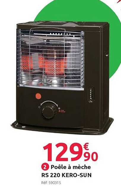 Poêle à mèche RS 220 KERO-SUN