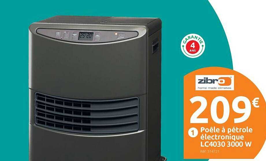 Poêle à pétrole électronique LC4030 3000 W