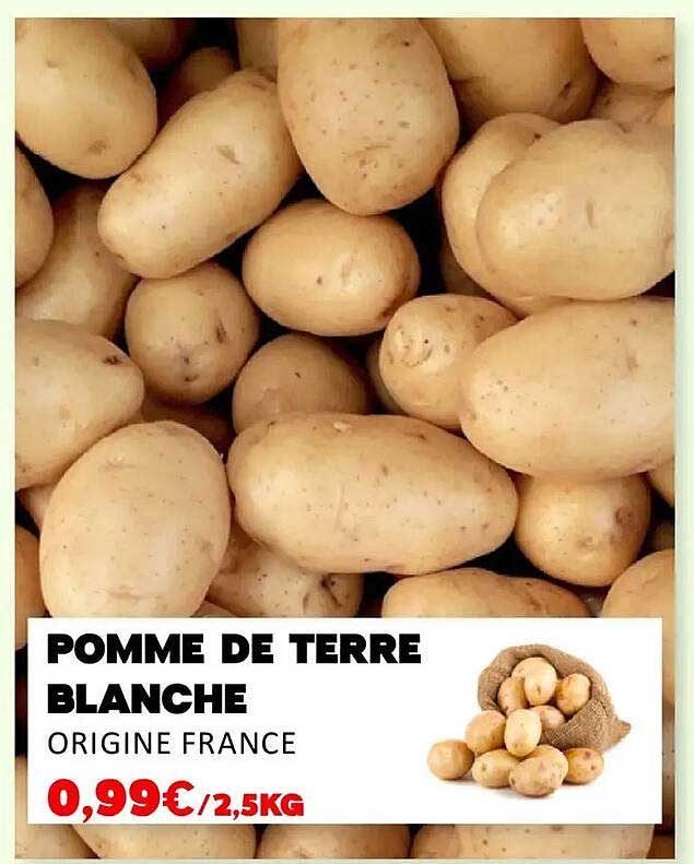 POMME DE TERRE BLANCHE