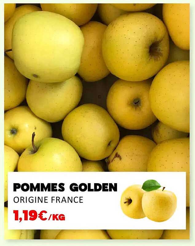 POMMES GOLDEN - ORIGINE FRANCE