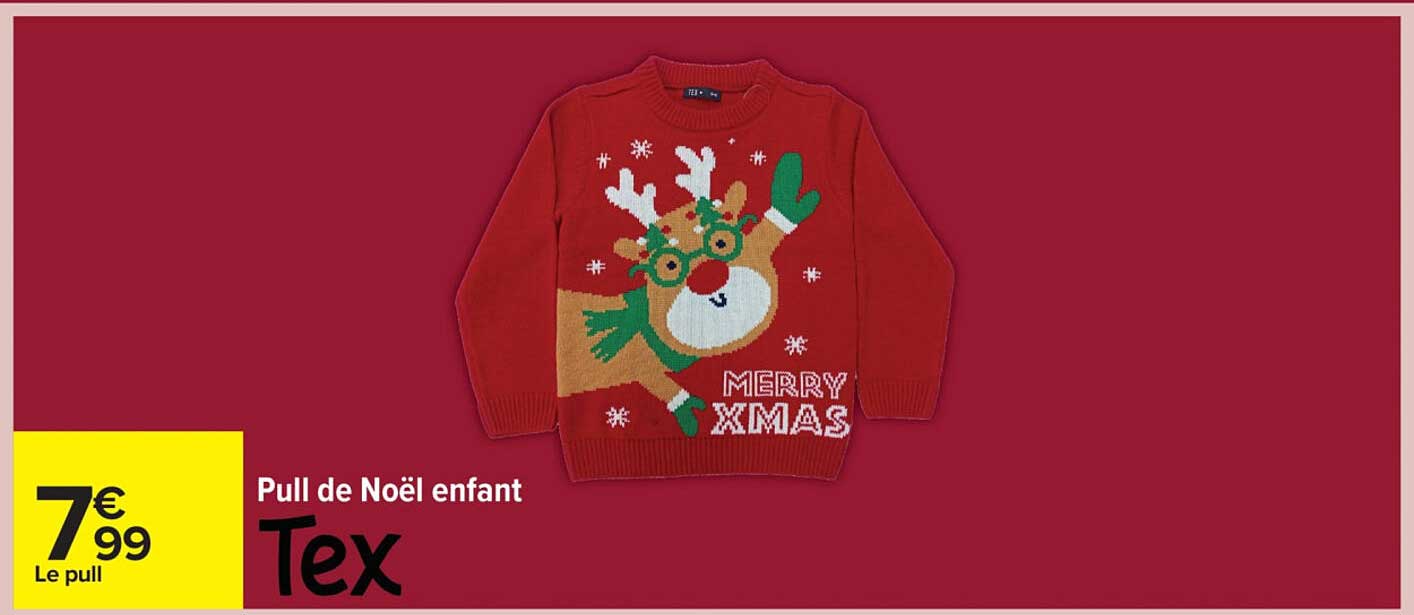 Pull de Noël enfant