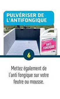 Pulvériser de l'Antifongique