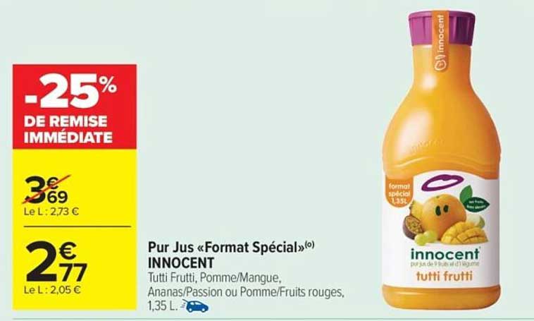 Pur Jus «Format Spécial» INNOCENT