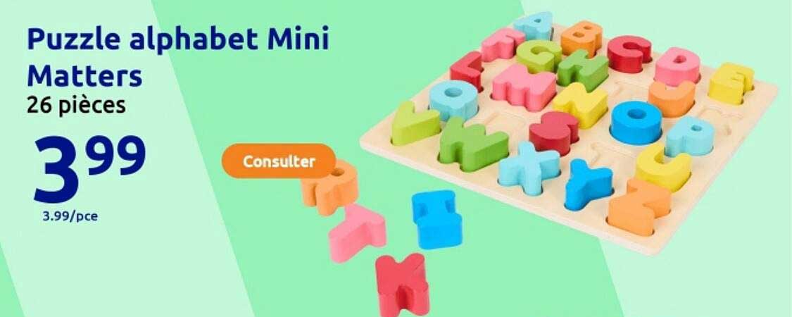 Puzzle alphabet Mini Matters