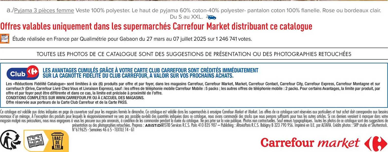 Pyjama 3 pièces femme