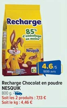 Recharge Chocolat en poudre NESQUIK