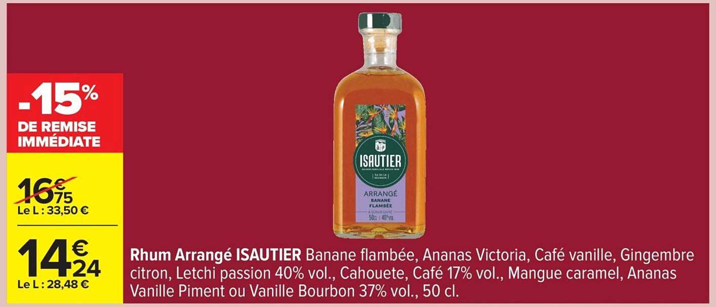 Rhum Arrangé ISAUTIER