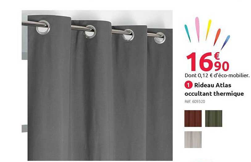 Rideau Atlas occultant thermique