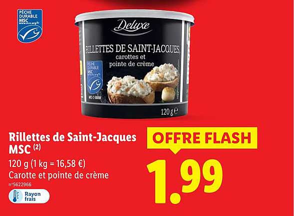 Rillettes de Saint-Jacques MSC