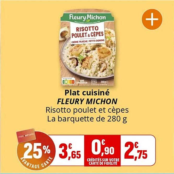 Risotto poulet et cèpes