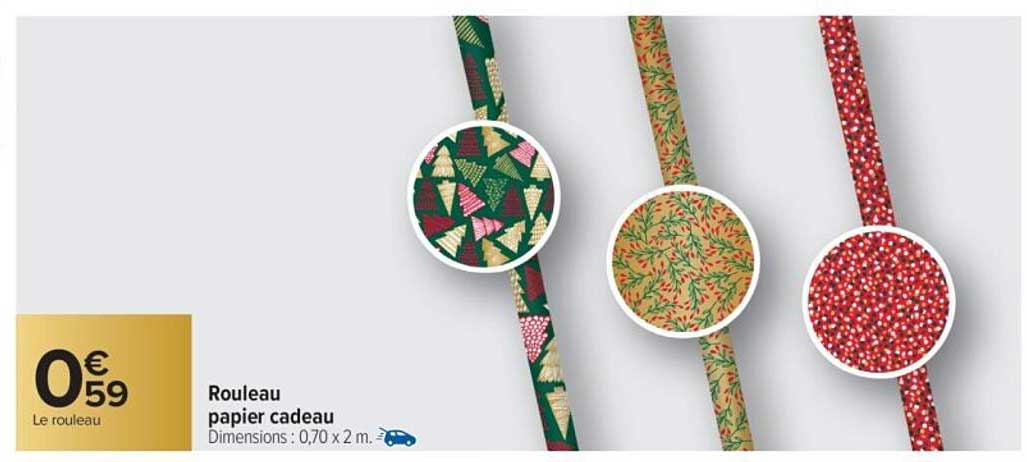 Rouleau papier cadeau