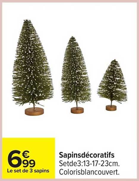Sapins décoratifs