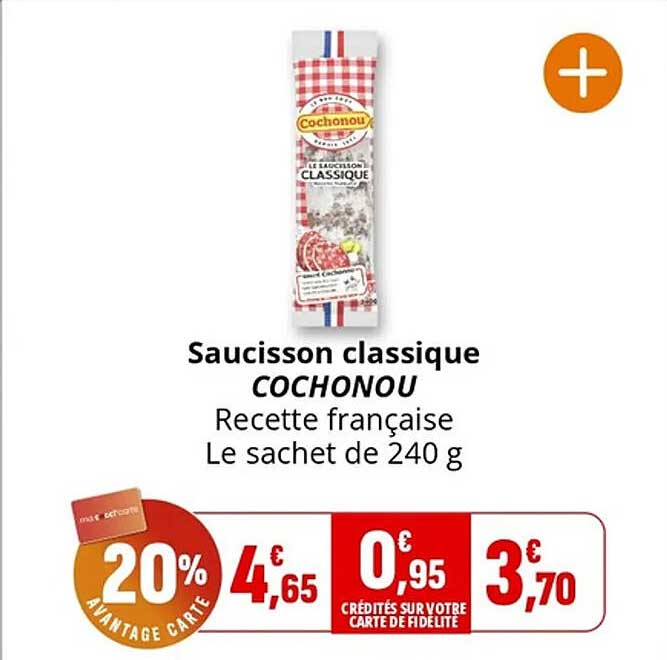 Saucisson classique COCHONOU