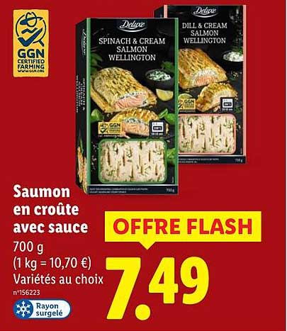 Saumon en croûte avec sauce