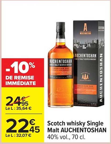 Scotch whisky Single Malt AUCHENTOSHAN