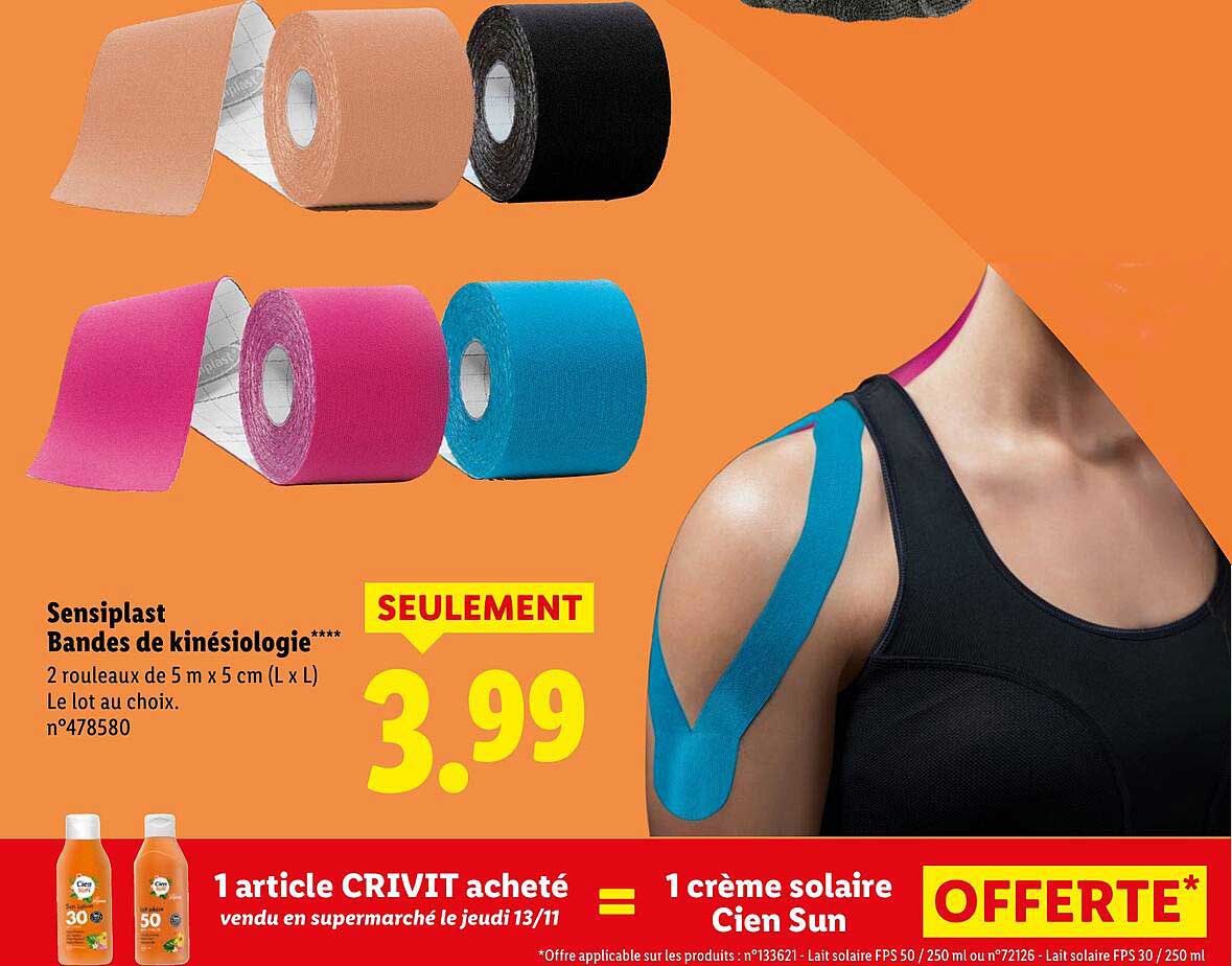 Sensiplast Bandes de kinésiology