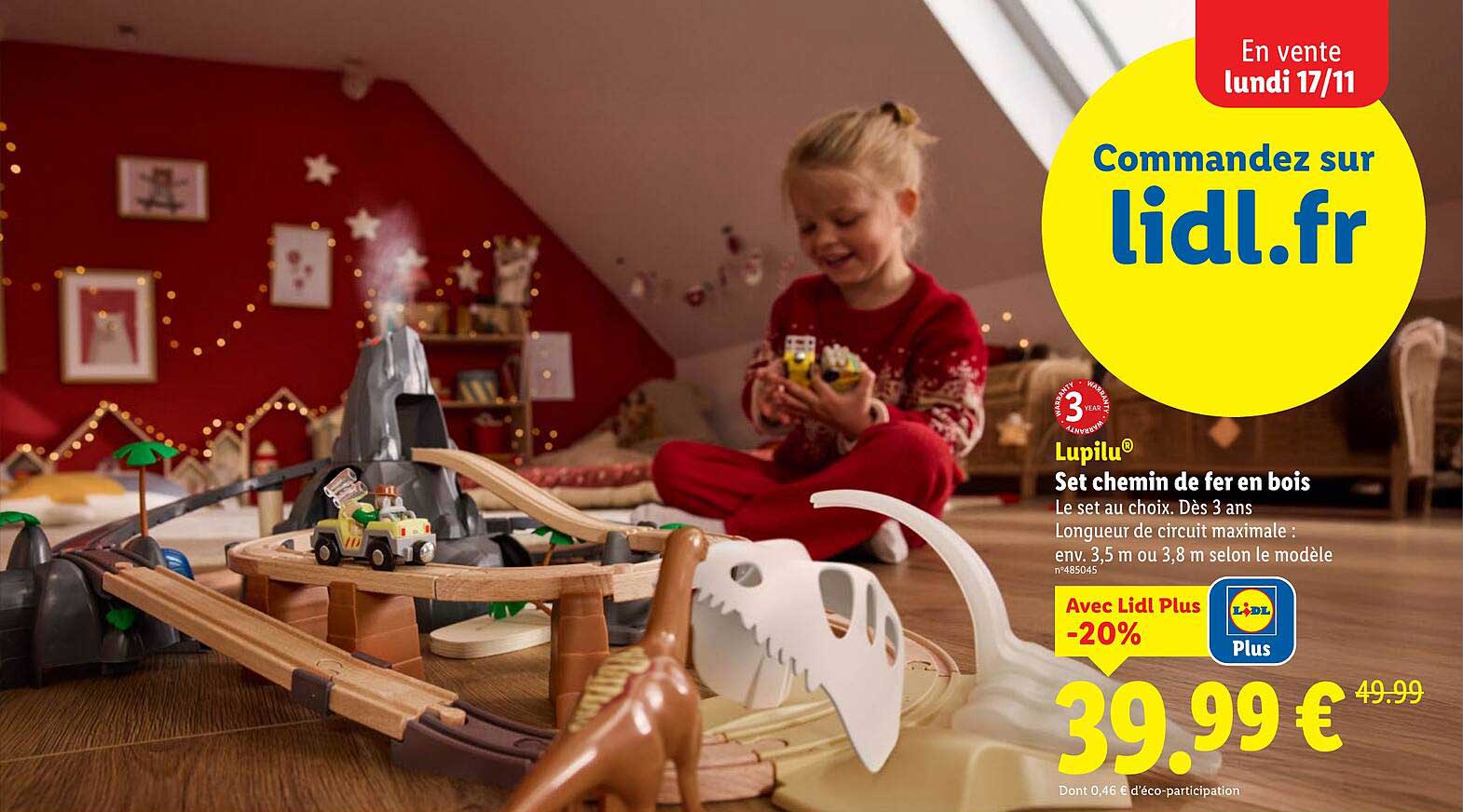 Set chemin de fer en bois