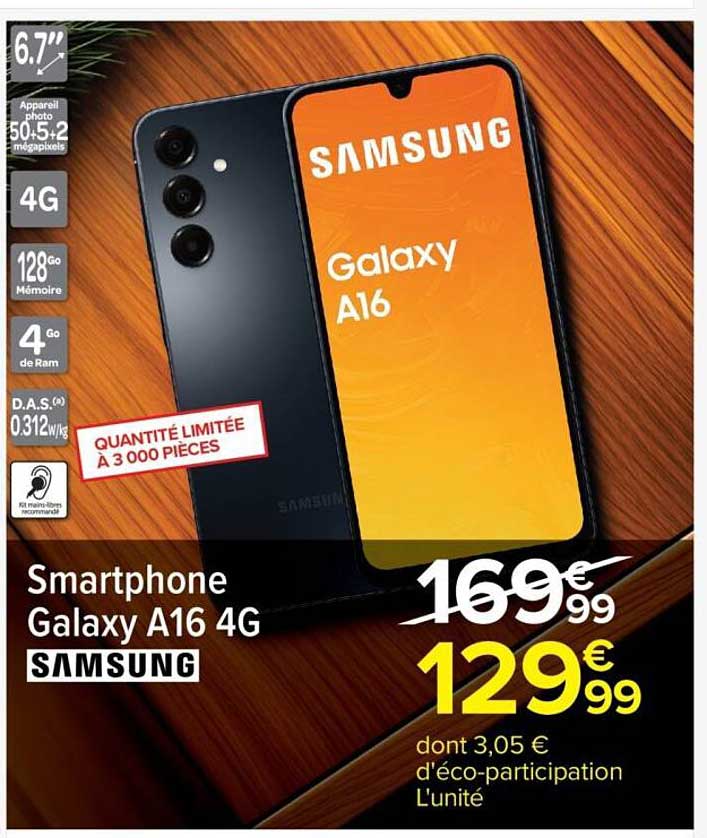 Smartphone Galaxy A16 4G