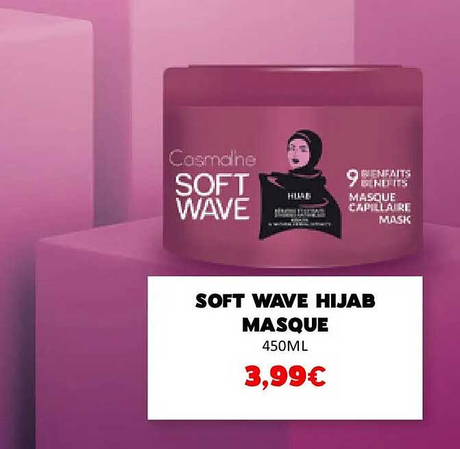 SOFT WAVE HIJAB MASQUE