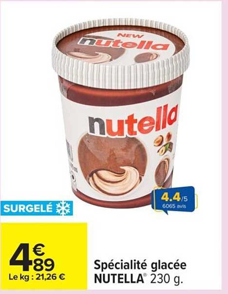 Spécialité glacée NUTELLA® 230 g
