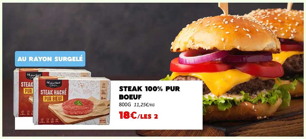 STEAK 100% PUR BŒUF