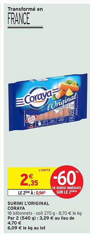 SURIMI L'ORIGINAL CORAYA