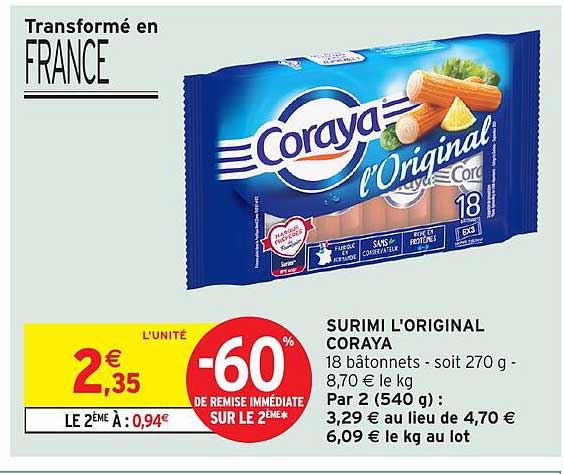 SURIMI L'ORIGINAL CORAYA