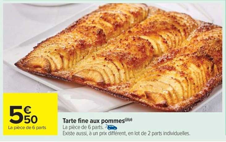 Tarte fine aux pommes