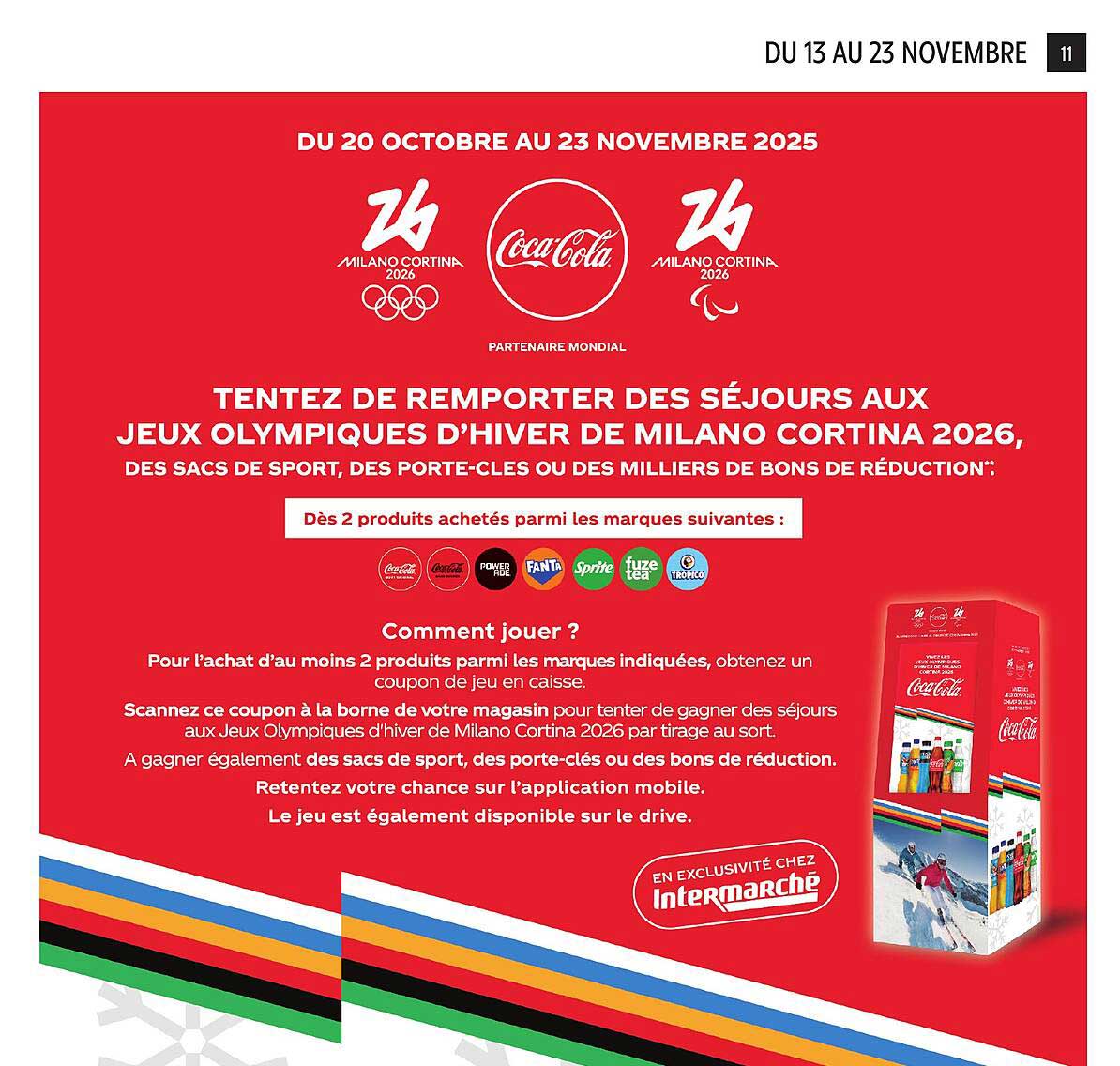 TENTEZ DE REMPORTER DES SÉJOURS AUX JEUX OLYMPIQUES D’HIVER DE MILANO CORTINA 2026