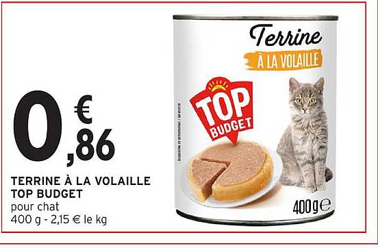 TERRINE À LA VOLAILLE TOP BUDGET