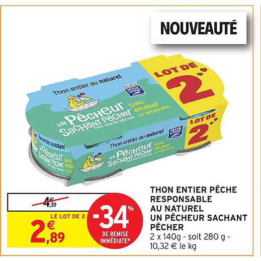 THON ENTIER PÊCHE RESPONSABLE AU NATUREL