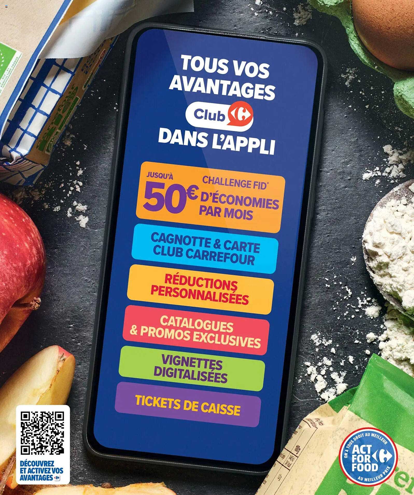 Tous vos avantages Club Carrefour dans l'appli
