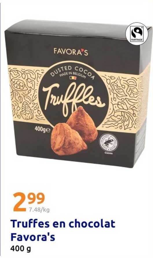 Truffes en chocolat Favora's