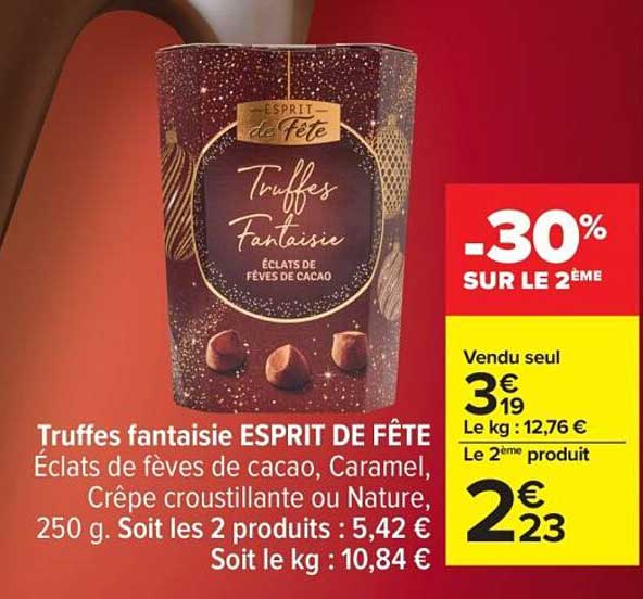 Truffes fantaisie ESPRIT DE FÊTE