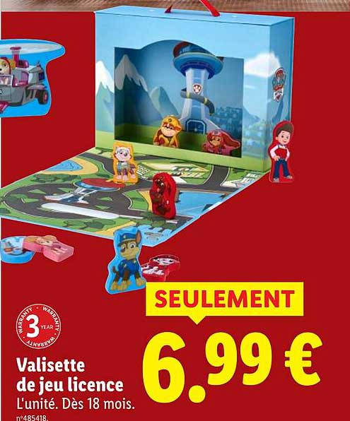 Valisette de jeu licence